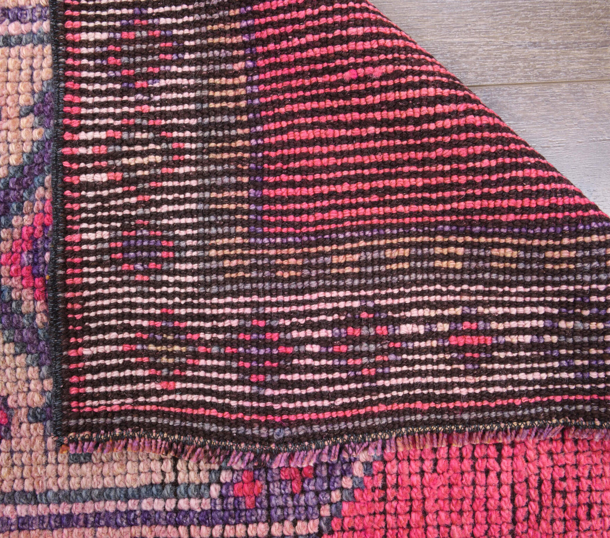 Vintage Anatolian Hand-Knotted Runner Rug