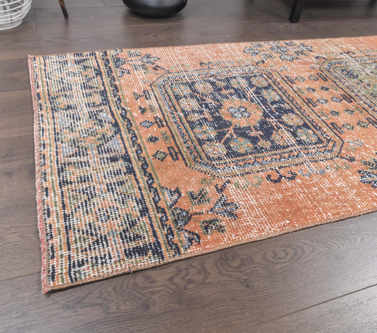 3x10 Vintage Oushak Runner Rug