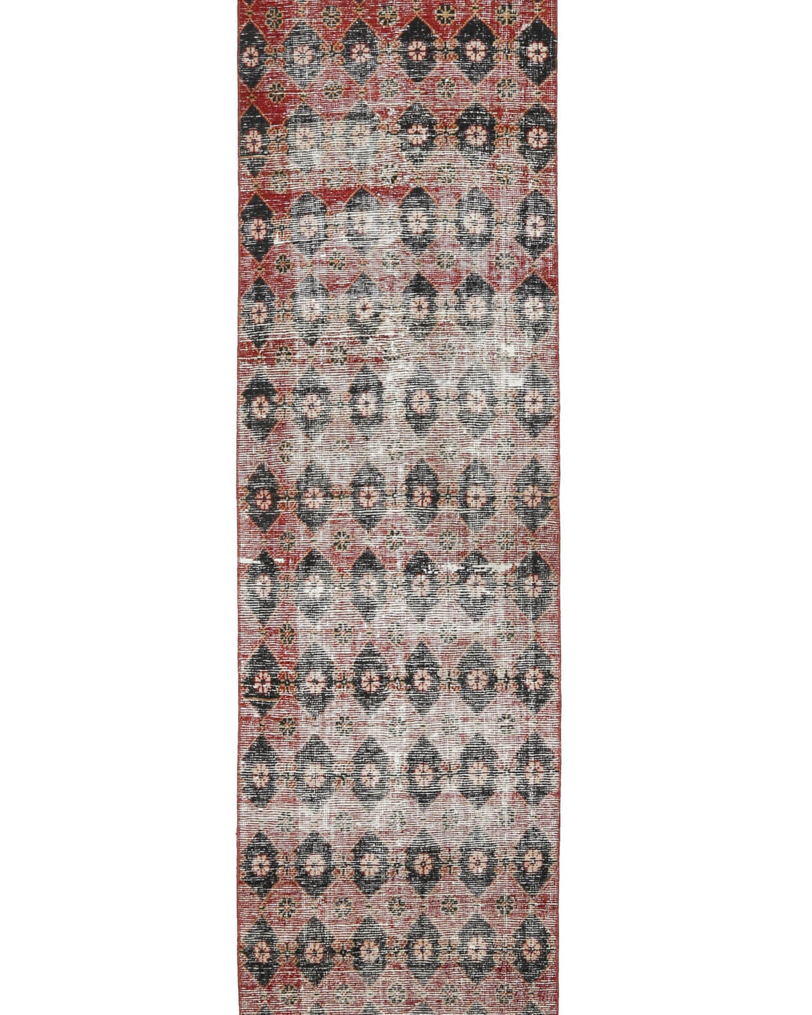 3x10 Wool Antique Runner Rug