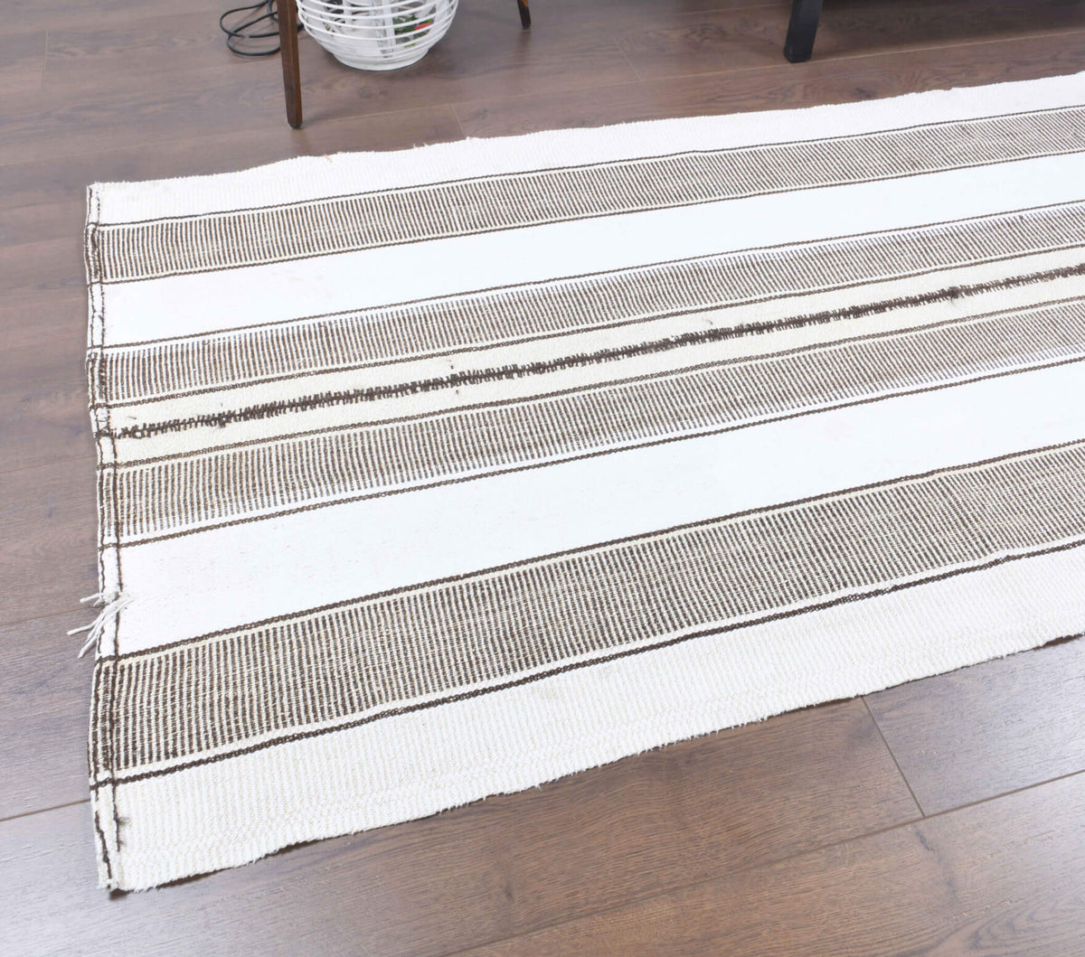 One-of-a-kind 1960s Anatolian vintage kilim runner rug in wool, 3'1" x 9'6"