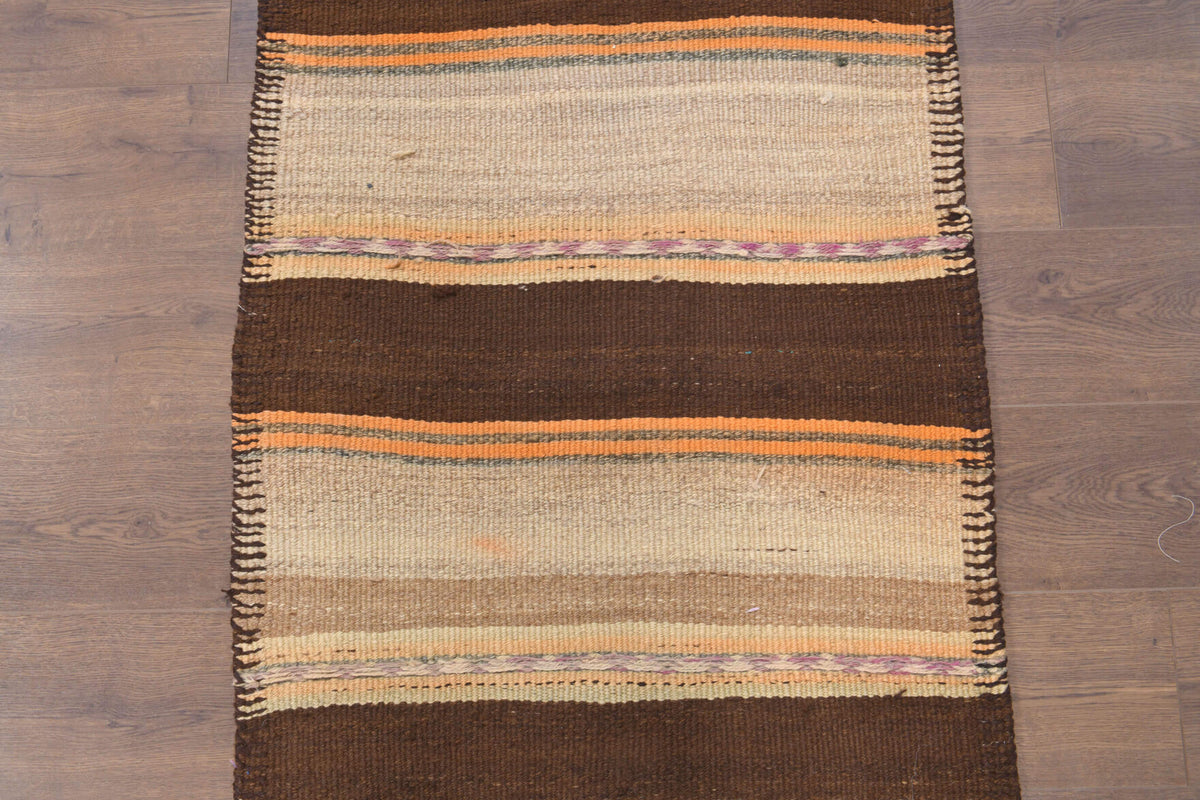 3x10 Wool Vintage Runner Rug