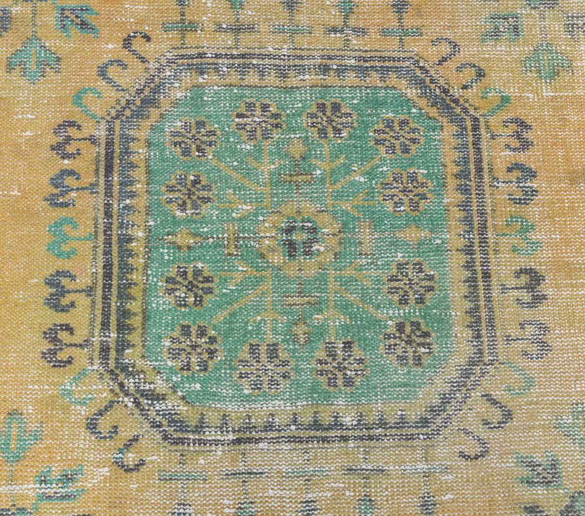 Vintage Oushak Runner Rug - 24134