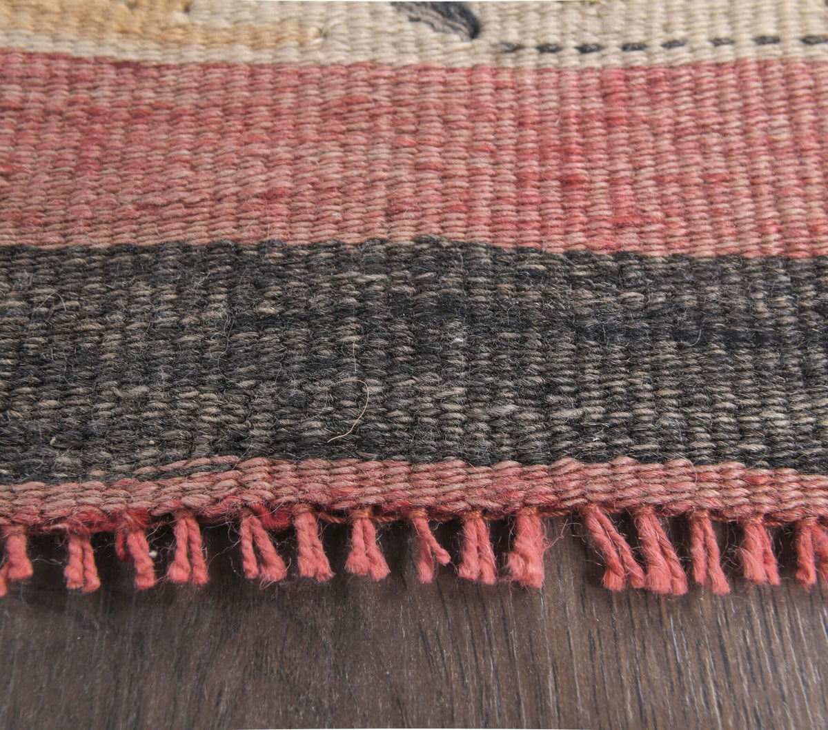 Pelagonia runner: 1960s handwoven flatweave Anatolian runner