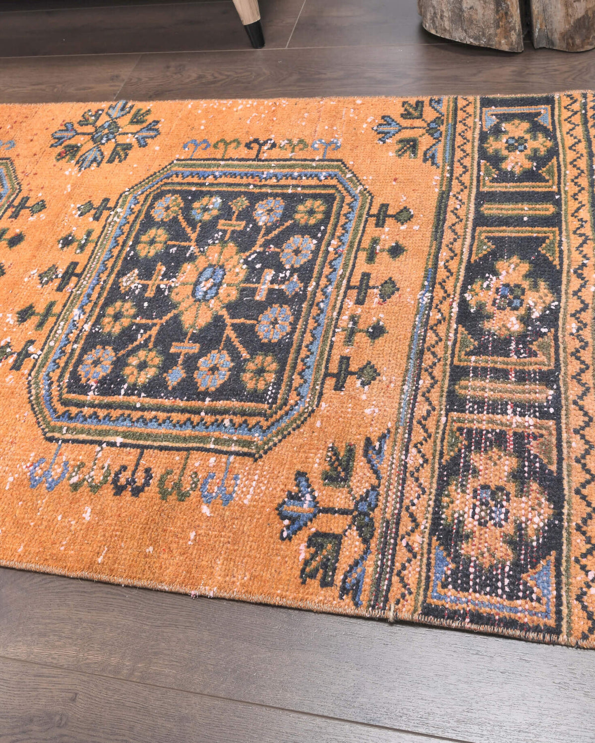 One-of-a-kind 1970s Anatolian vintage runner rug in wool, 2'11" x 11'1"