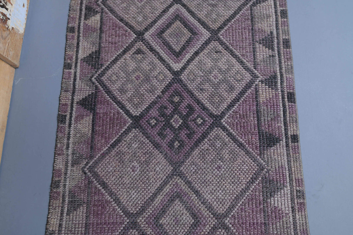 Vintage Purple Runner Rug