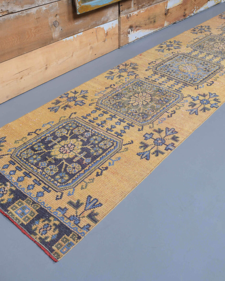Vintage Oushak Runner Rug