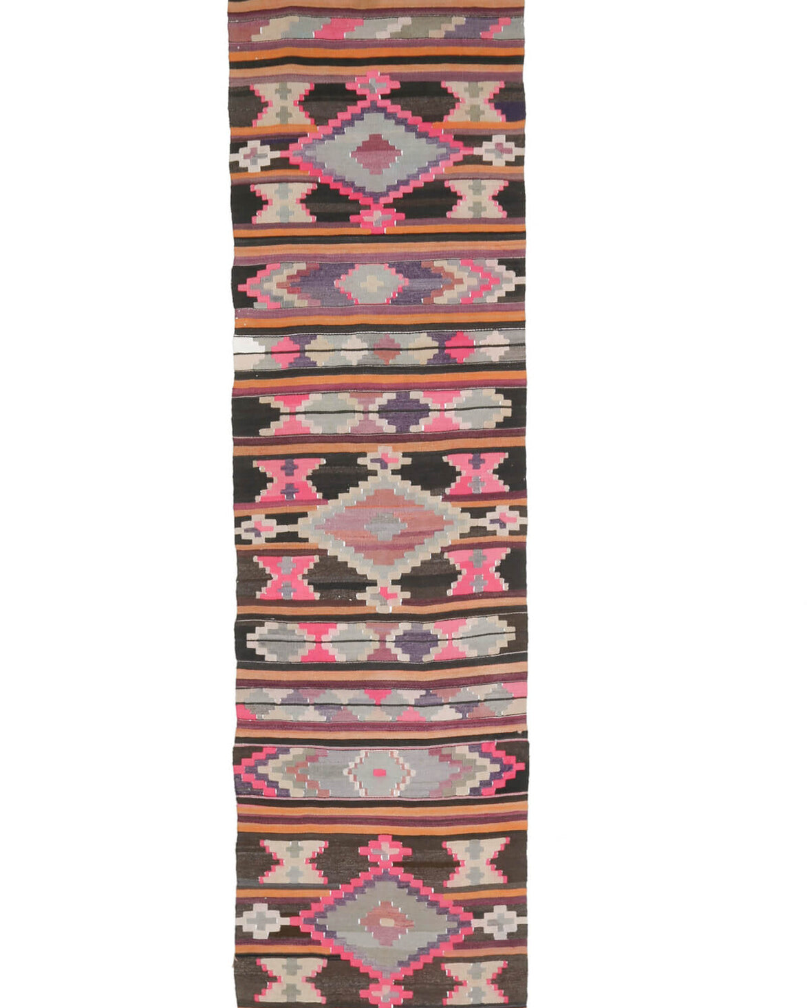 3x11 Wool Vintage Runner Rug