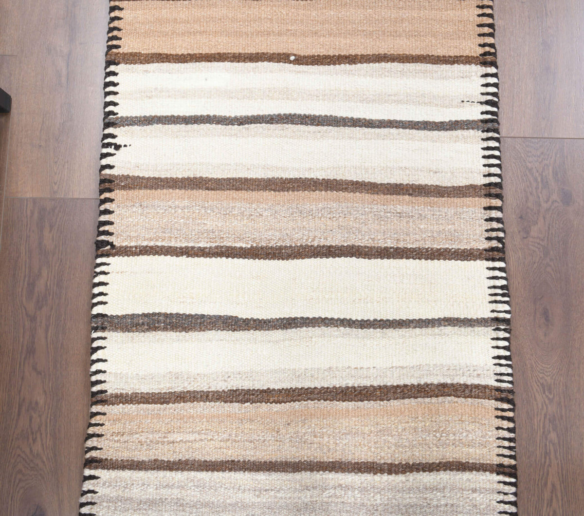 3x11 Hand-Knotted Vintage Kilim Runner Rug