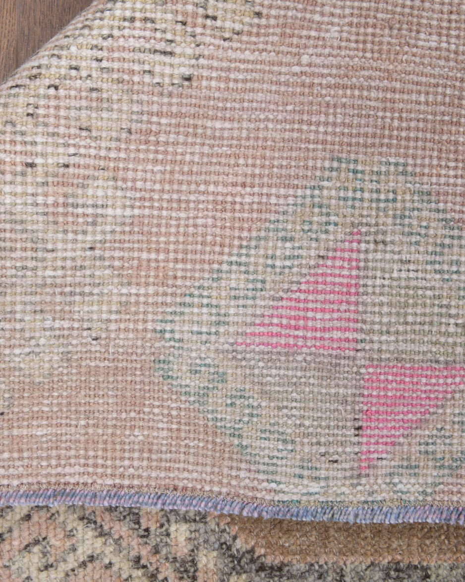 Handmade wool runner from Anatolia, Turkey – 3x11 Wool Vintage Runner Rug 2'8" x 10'6"