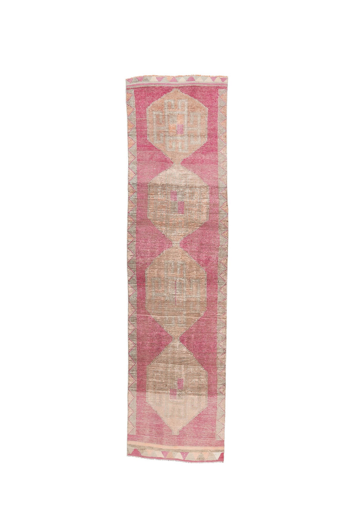 Vintage Pink Runner Rug