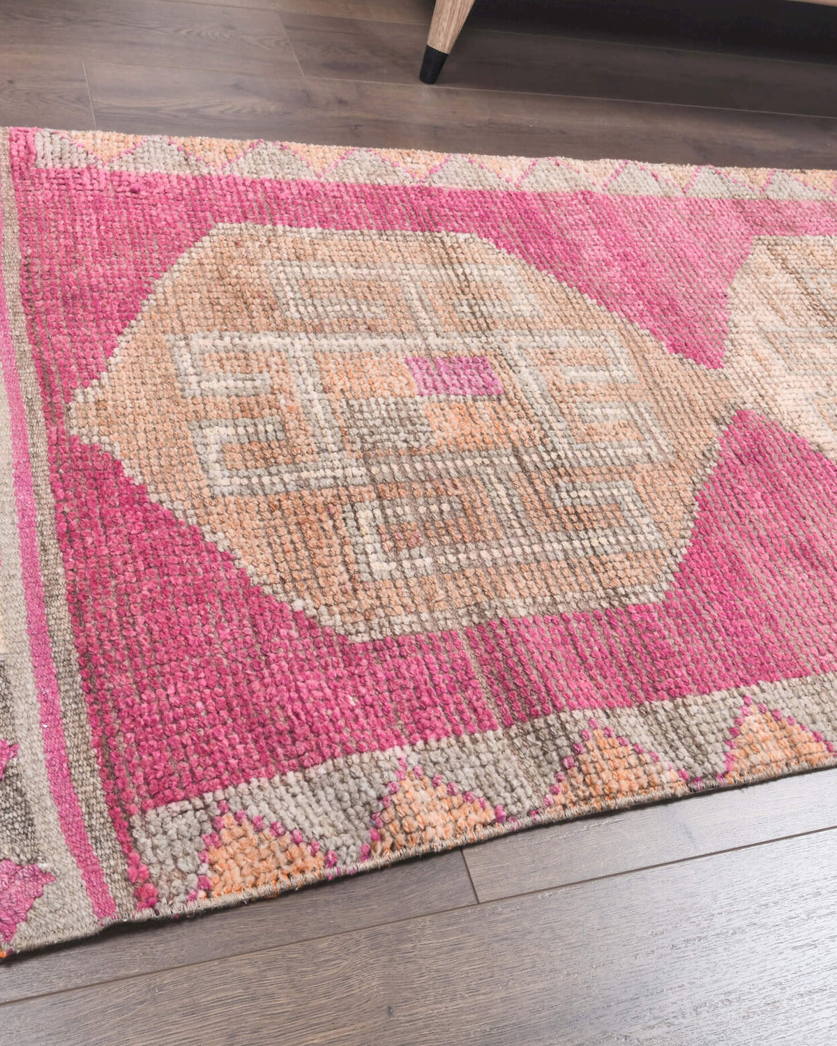 One-of-a-kind 1970s Anatolian vintage runner rug in wool, 3' x 11'8"