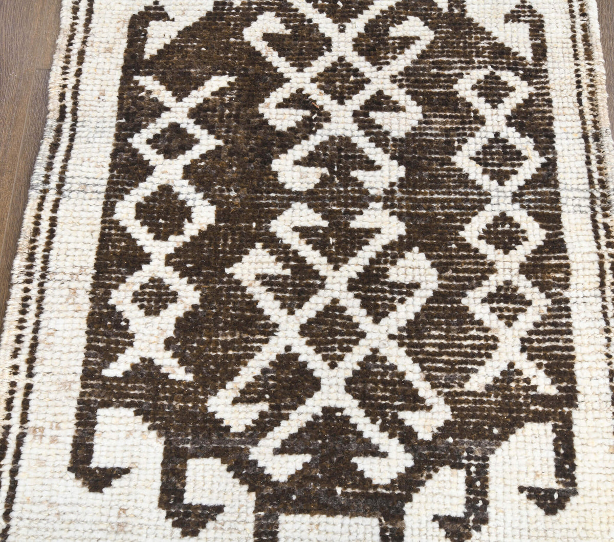 Vintage White Runner Rug