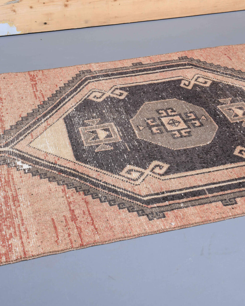One-of-a-kind 1970s Anatolian vintage runner rug in wool, 2'11" x 11'11"