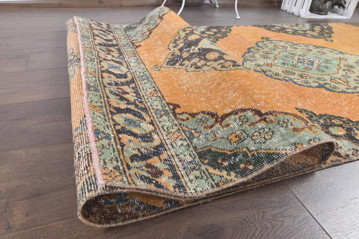 3x13 Vintage Handwoven Oushak Runner