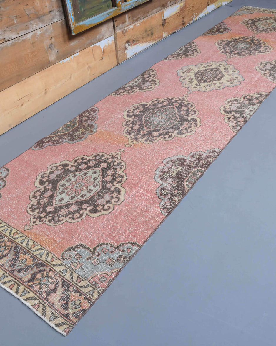 Shabby Decor Oushak Runner Rug