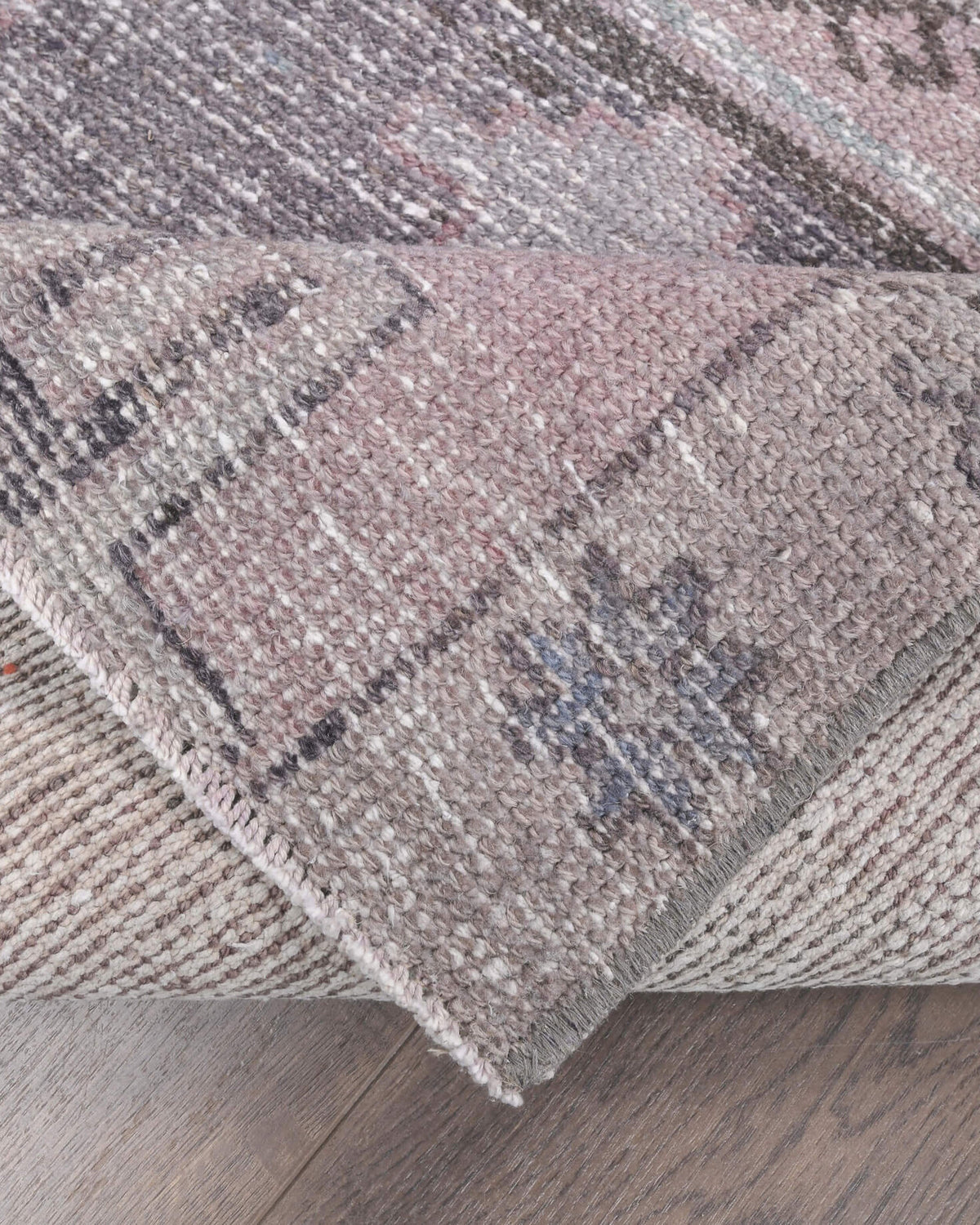 Purple Faded Vintage Runner Rug