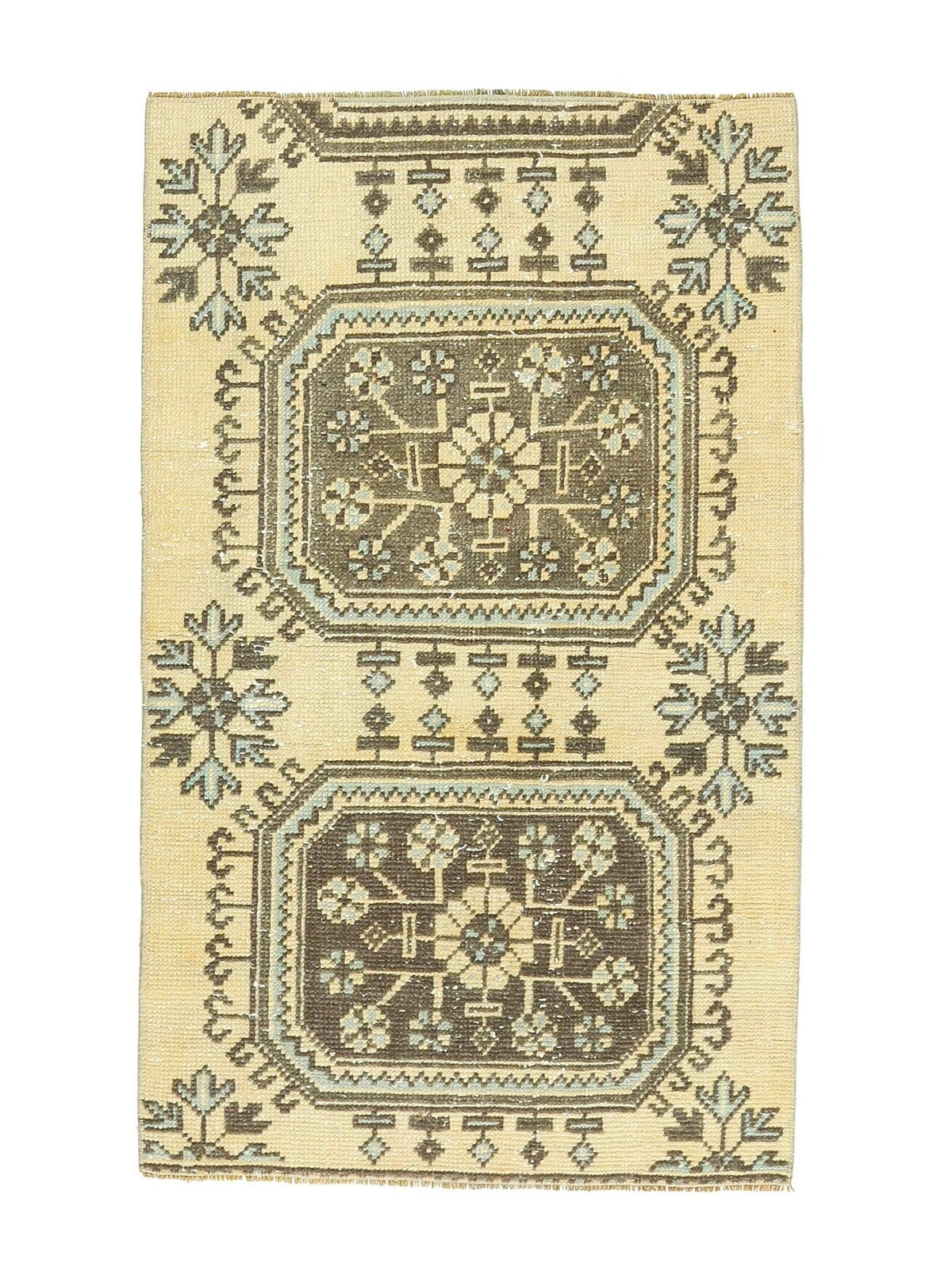 Vintage Orange Small Oushak Rug