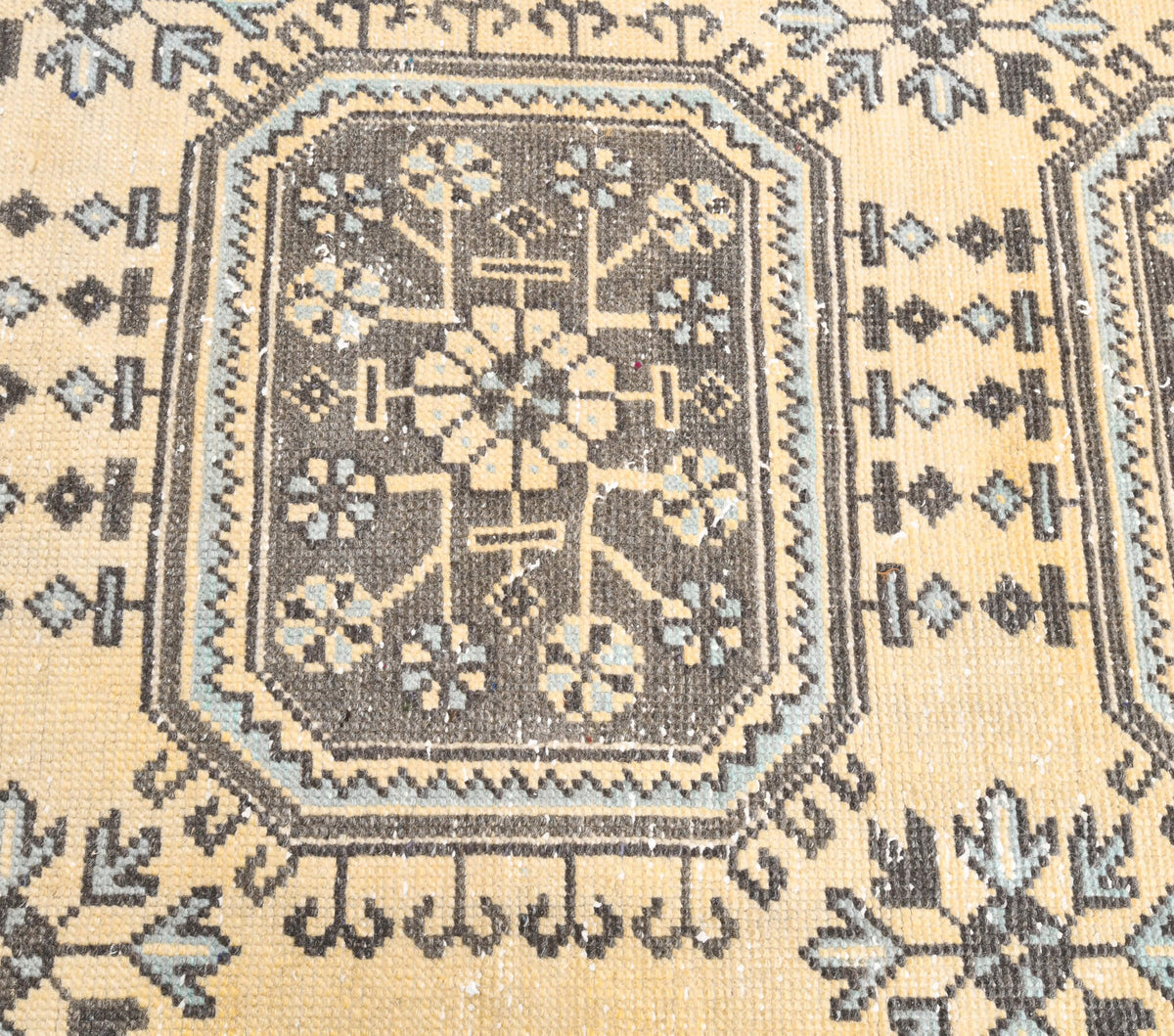 Vintage Orange Small Oushak Rug
