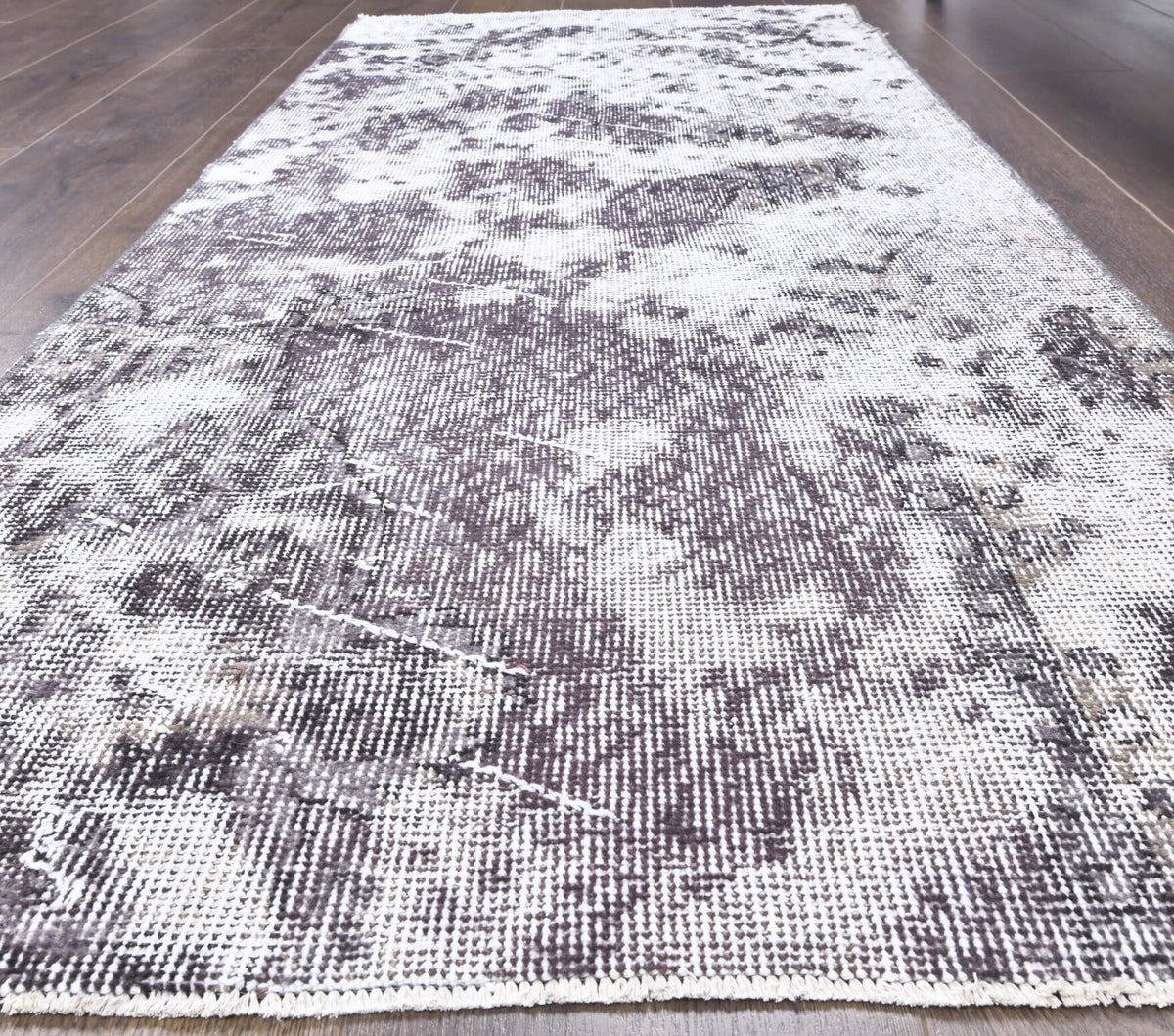 Vintage Distressed Anatolian Small Rug