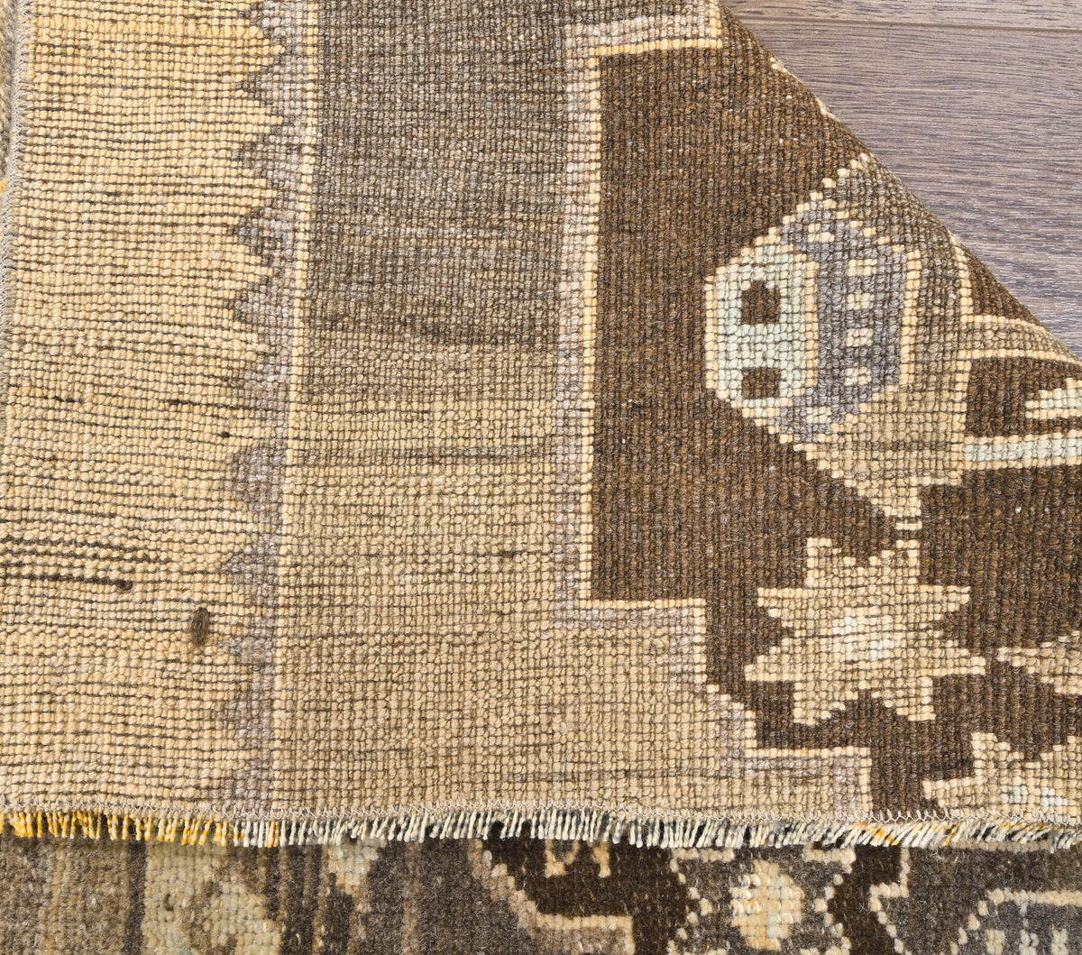 Turkish Vintage Oushak Runner Rug