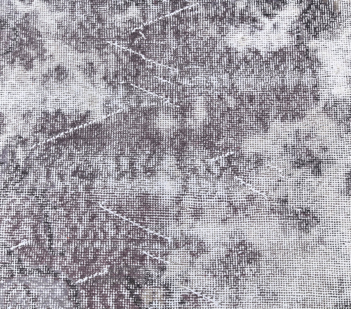 Vintage Gray Anatolian Runner Rug