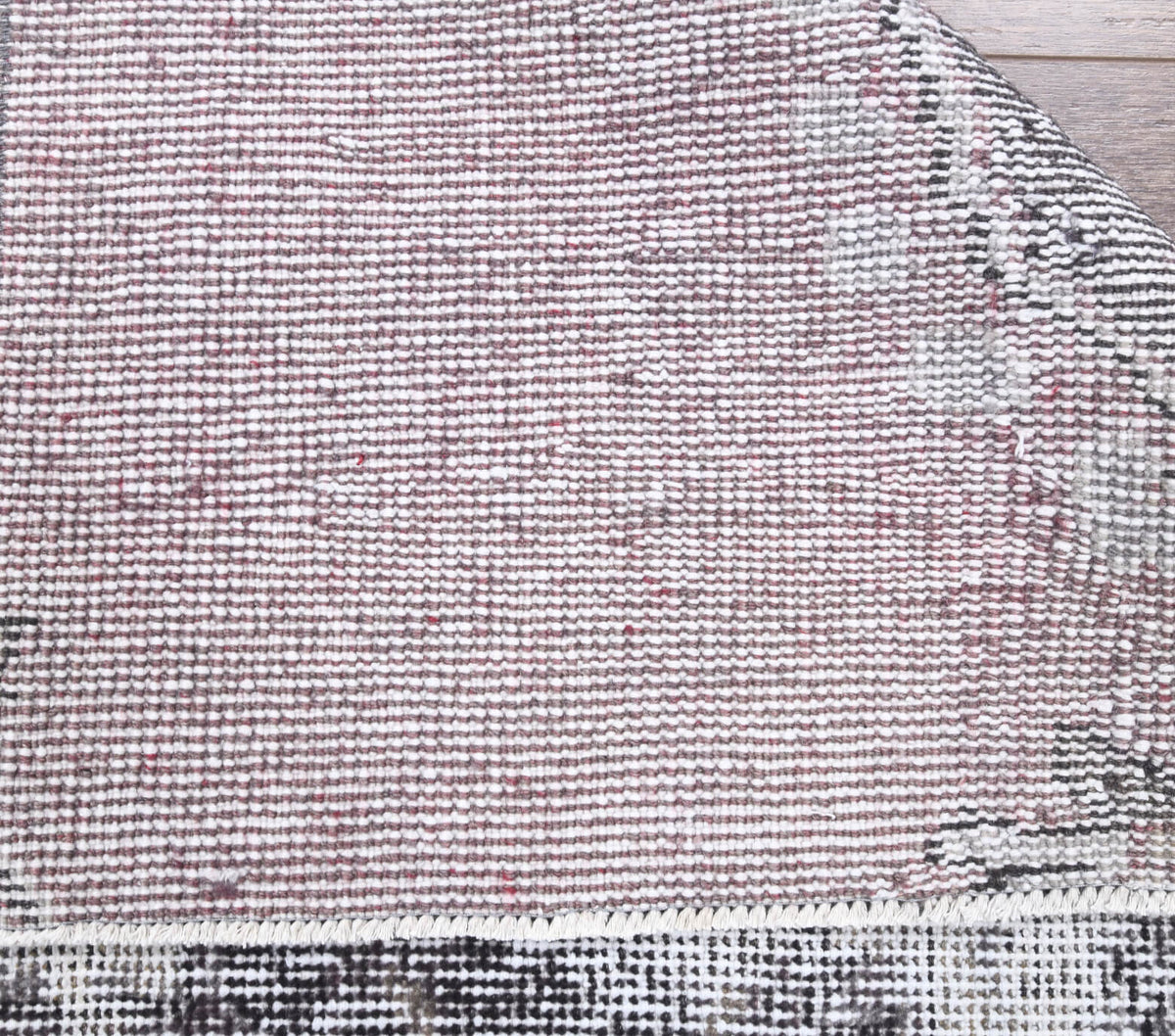 Vintage Gray Anatolian Runner Rug