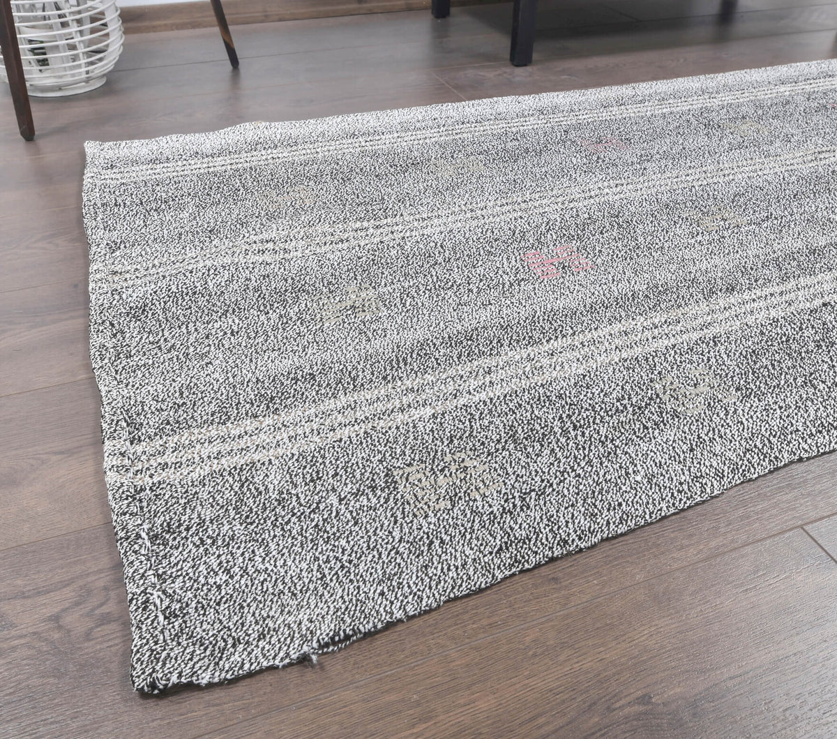 One-of-a-kind 1960s Anatolian vintage kilim runner rug in wool, 3' x 8'2"
