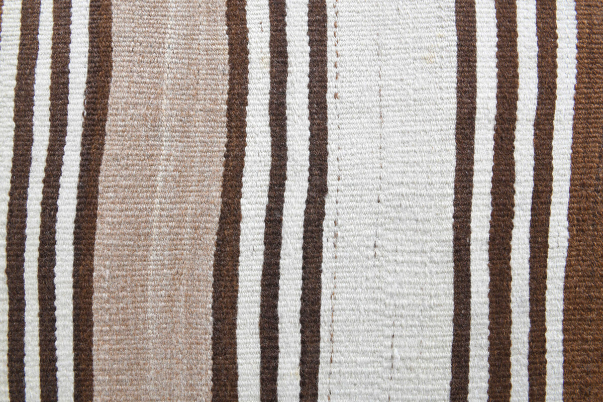 3x8 Flatweave Wool Vintage Runner Rug