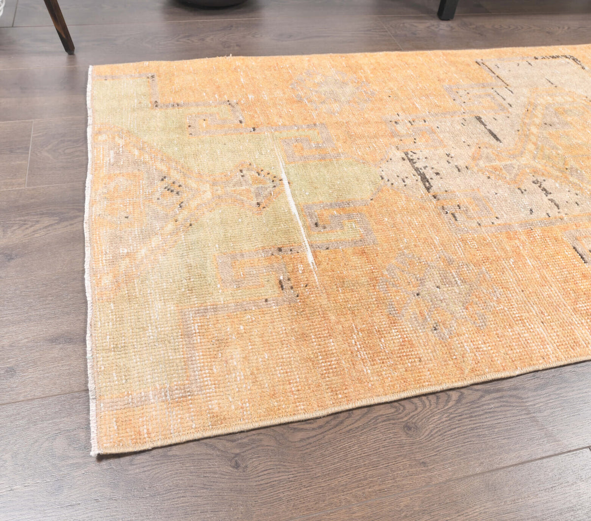 Vintage Oushak Runner Rug - 24705