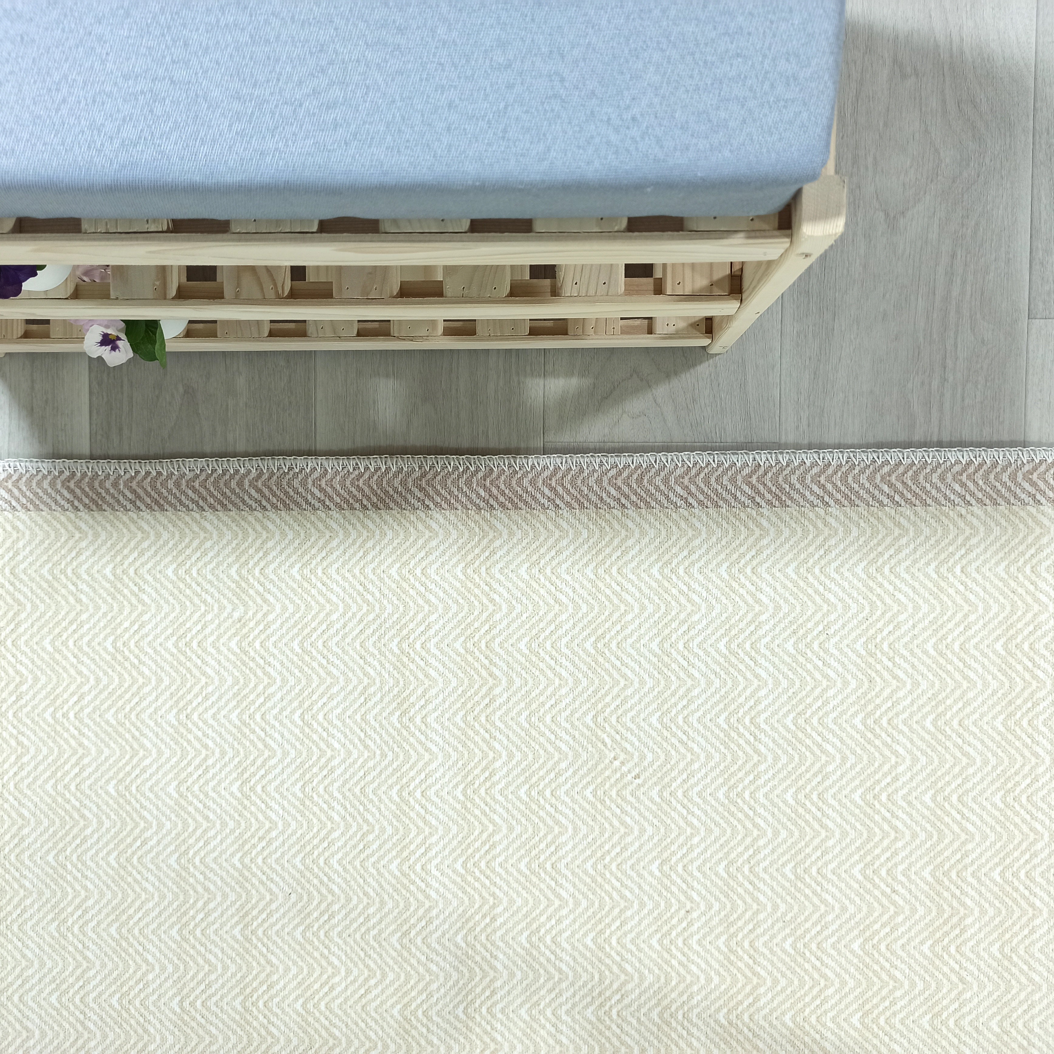 Scandinavian Nordic design Modern Beige Area Rug