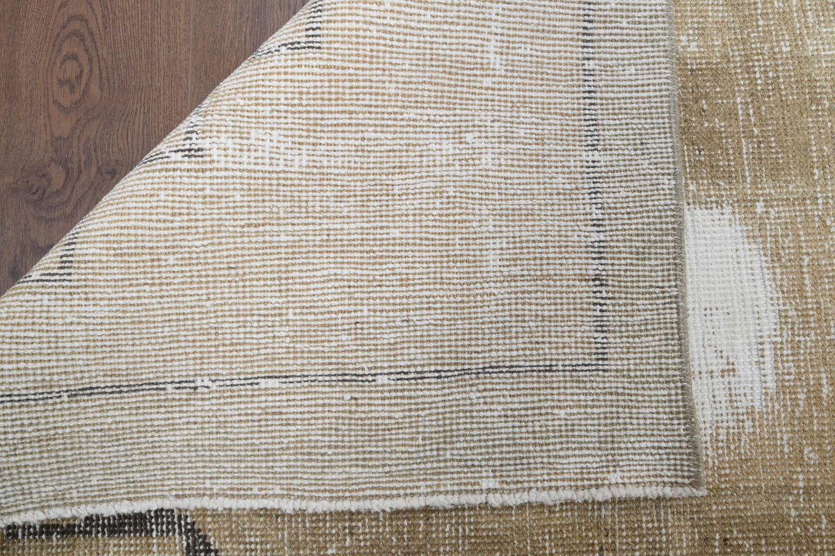 116x343 cm vintage Anatolian runner rug – Siran, low pile, wool