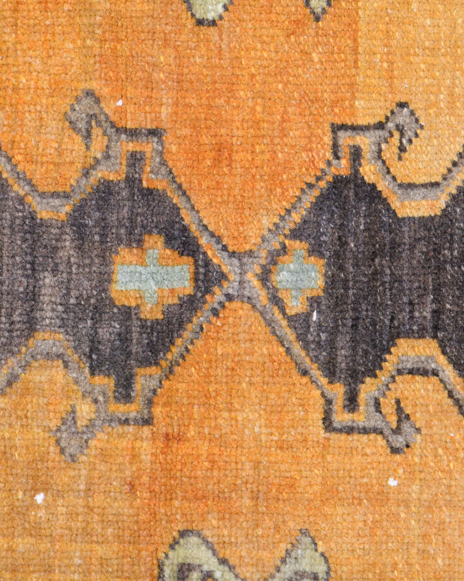 One-of-a-kind 1970s Anatolian vintage runner rug in wool, 3'11" x 11'4"