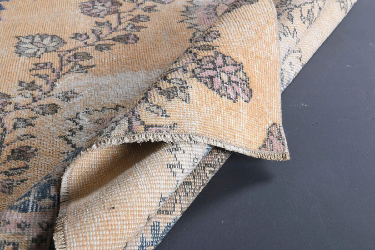 4x5 Handmade Vintage Oushak Area Rug