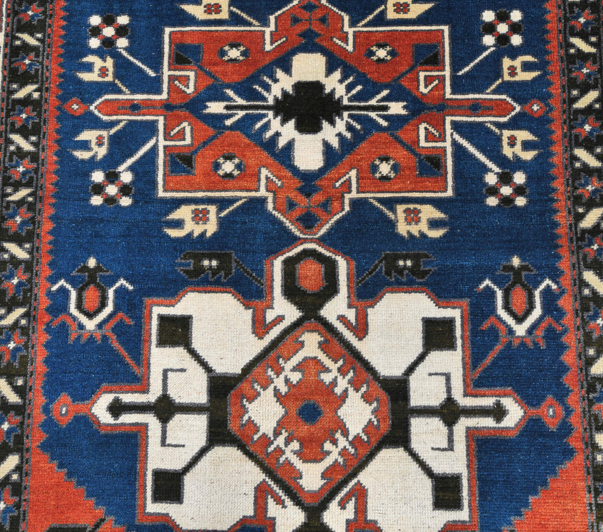 One-of-a-kind 1970s Turkish vintage area rug in wool, 4'5" x 7'