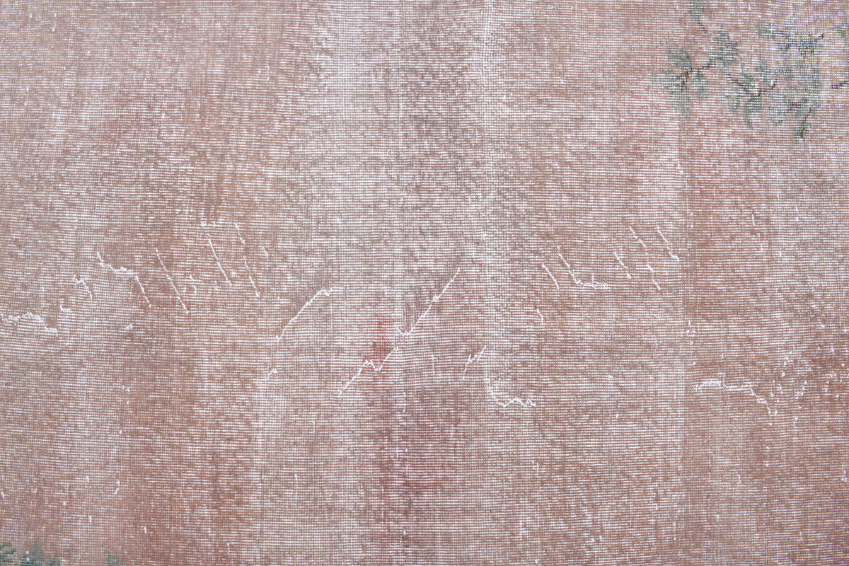 4x7 Wool Antique Oushak Rug