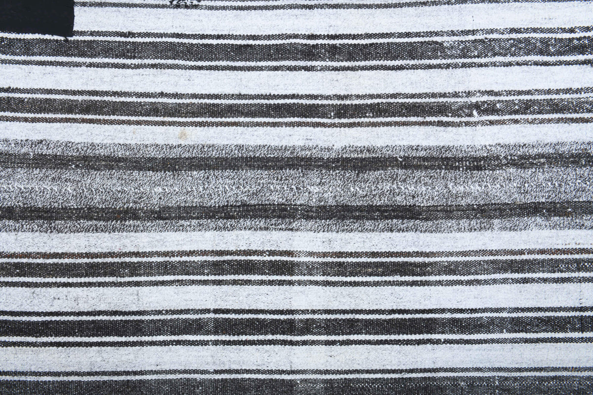 Aysenur – vintage striped kilim for living room or bedroom, 3'6" x 7'10" (106x240 cm)