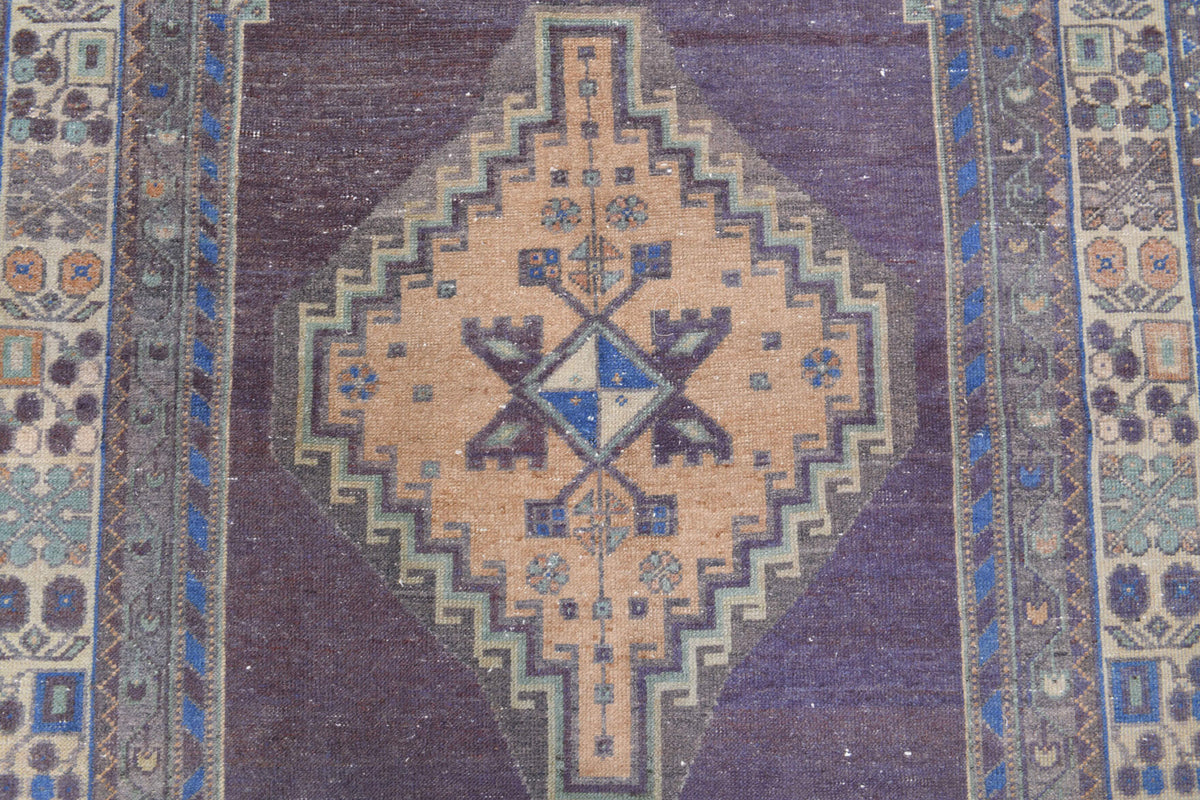 5x11 Wool Vintage Oushak Rug