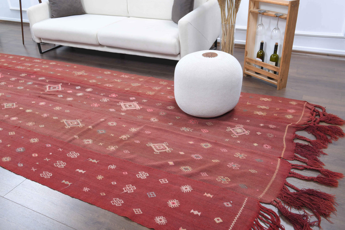 Pelagothalia – vintage ikat runner for living room or hallway, 5'1" x 14' (156x426 cm)