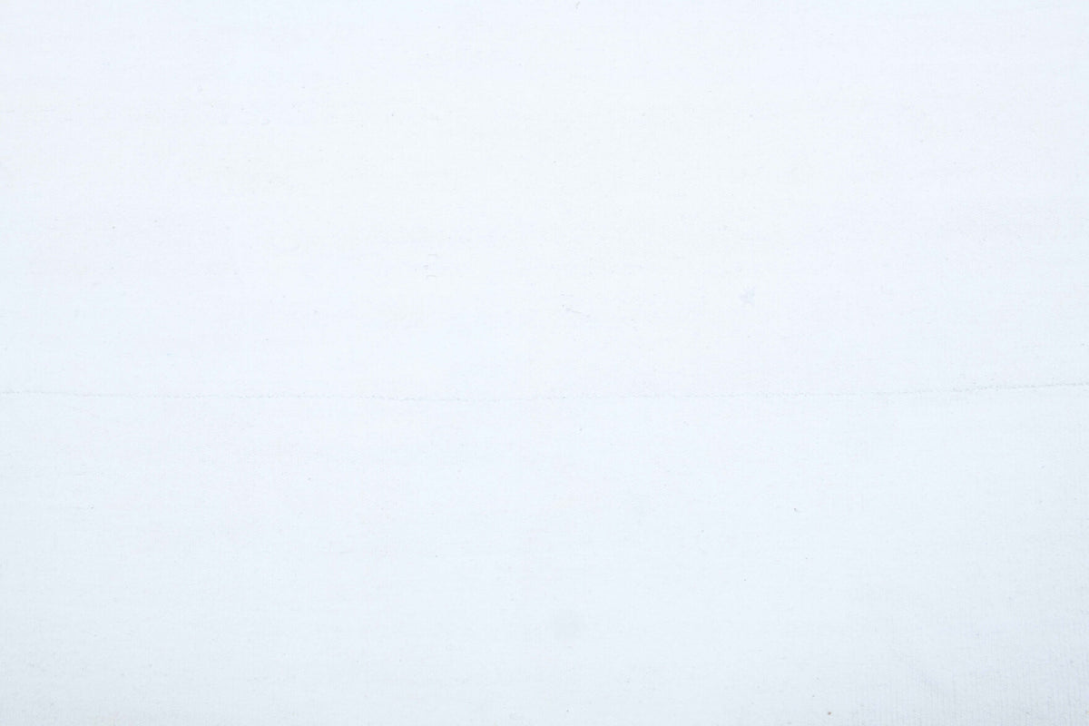 5x6 Solid White Vintage Area Rug