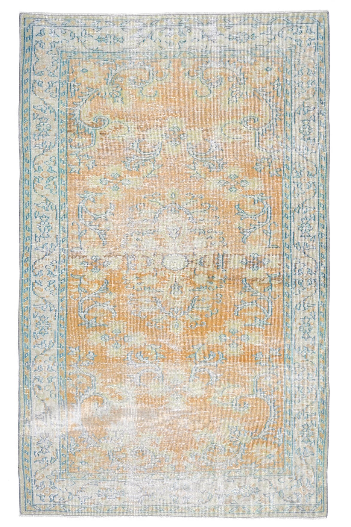 5x8 Handmade Vintage Area Rug
