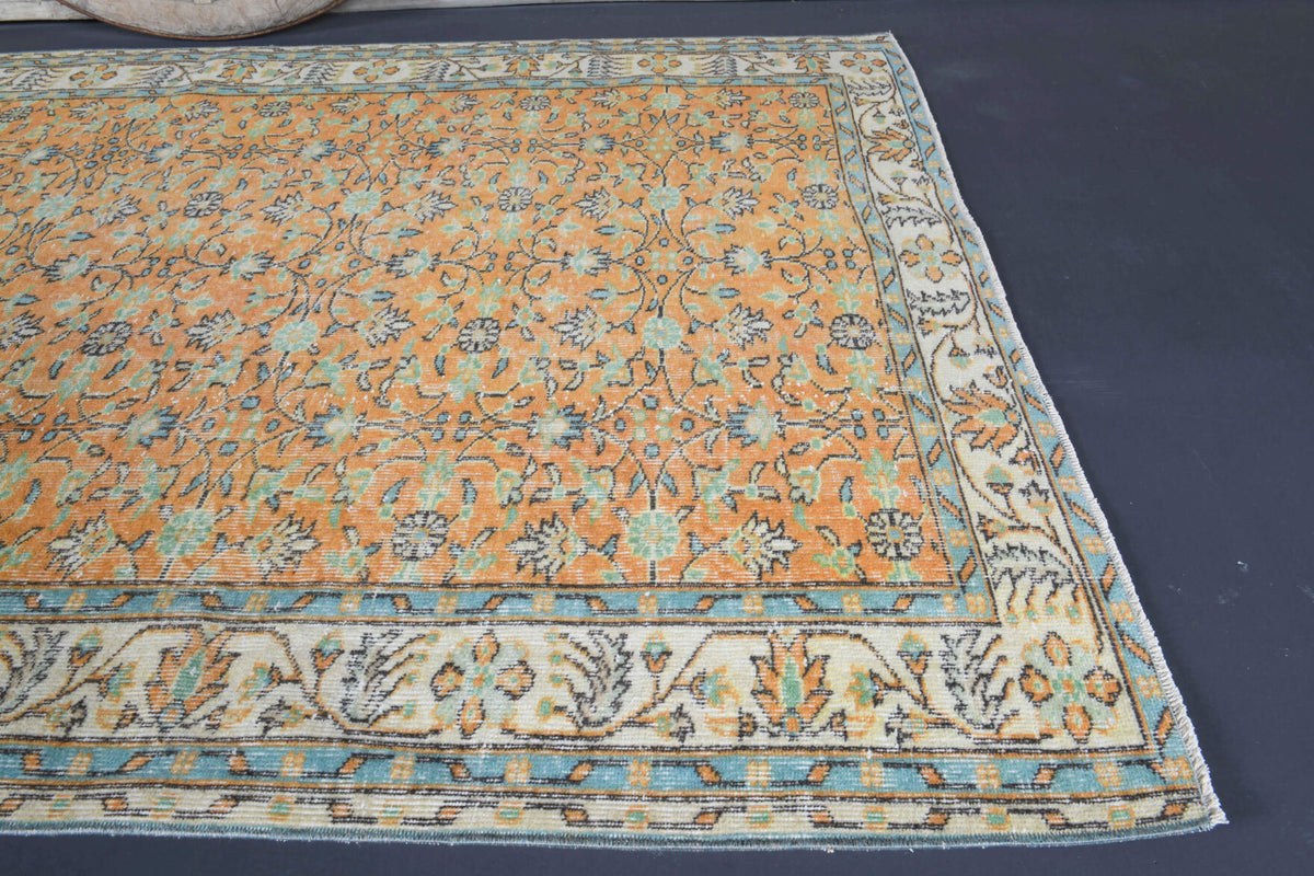 5x9 Handmade Vintage Hereke Area Rug
