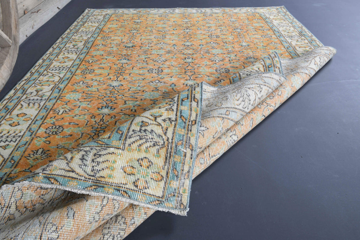 5x9 Handmade Vintage Hereke Area Rug