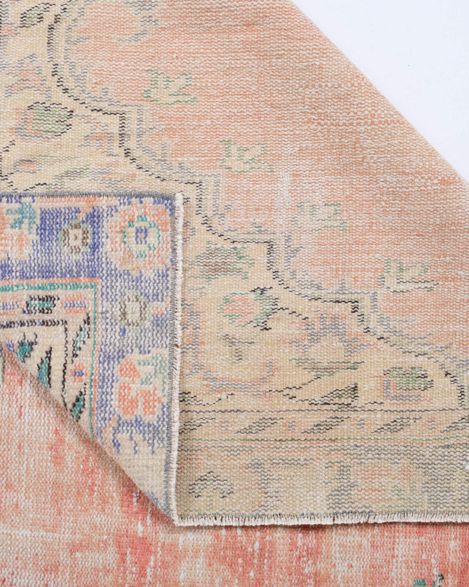 166x261 cm vintage Anatolian area rug – Ouranopelia, low pile, wool