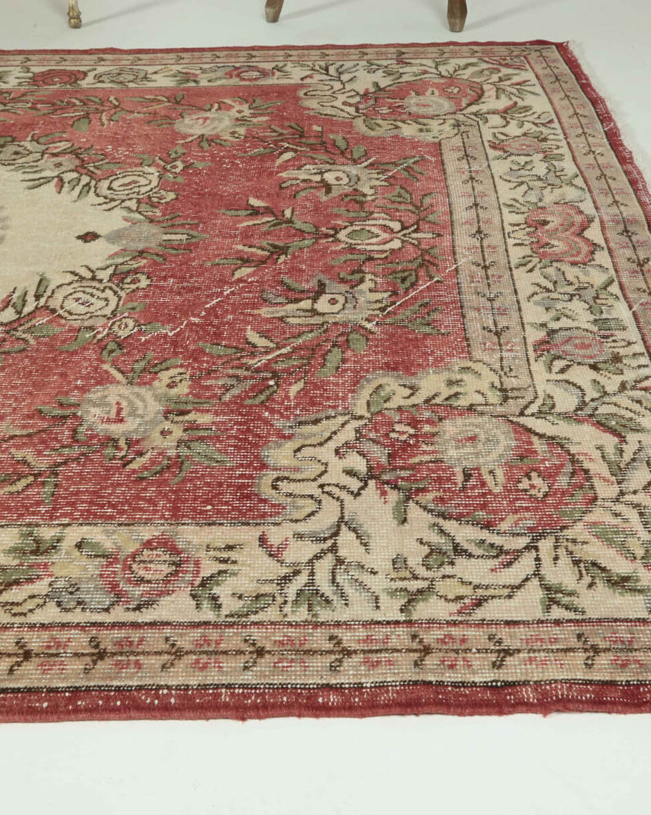 181x292 cm vintage Anatolian area rug – Betul, low pile, wool