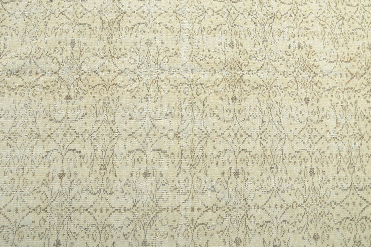 Vintage Beige Floral Hereke Area Rug