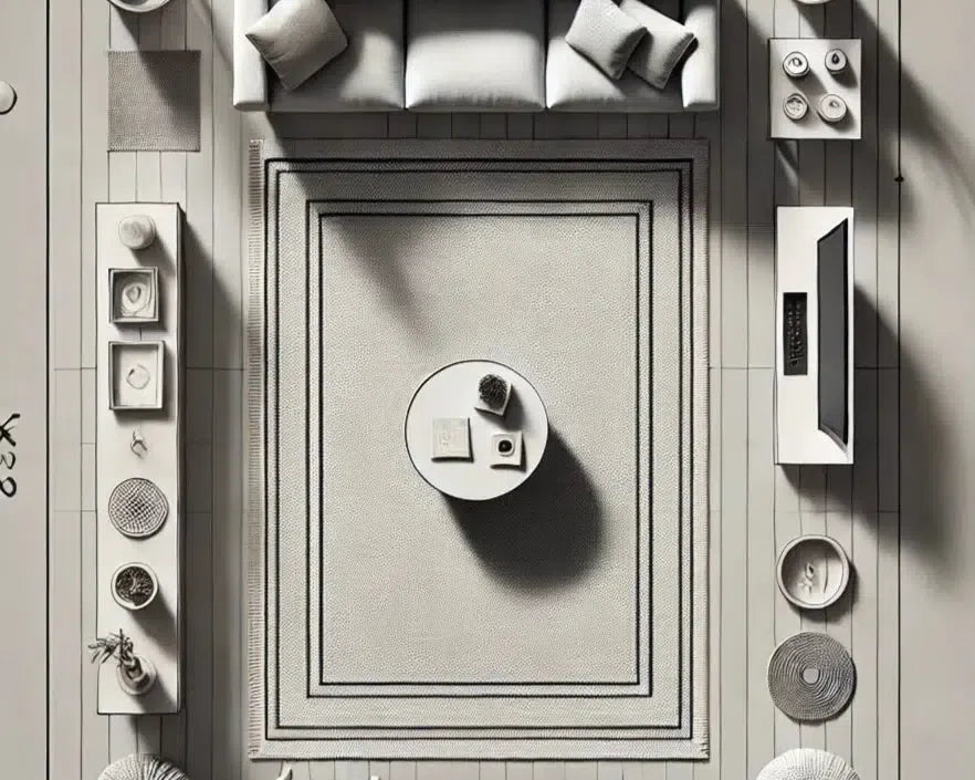 6x9 rug in a small living room setup - Fame Rugs