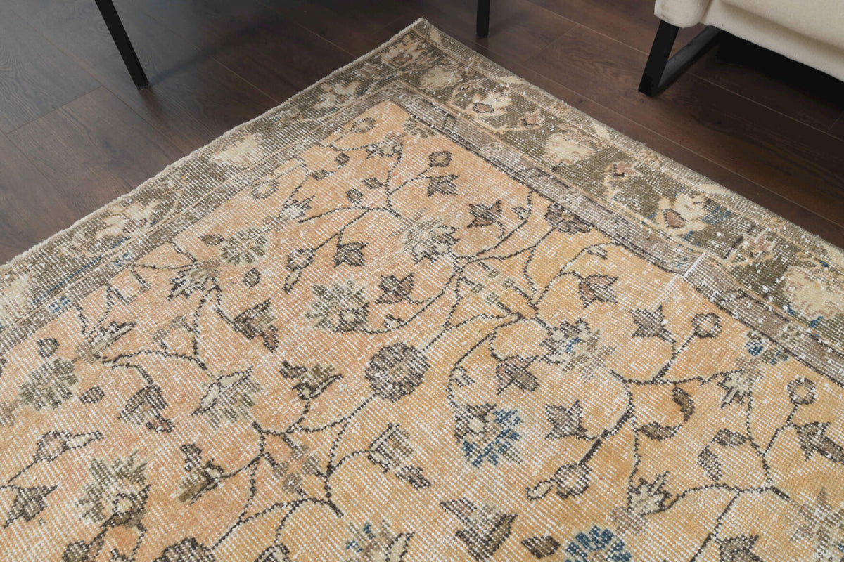 7x10 Hereke Handmade Vintage Area Rug