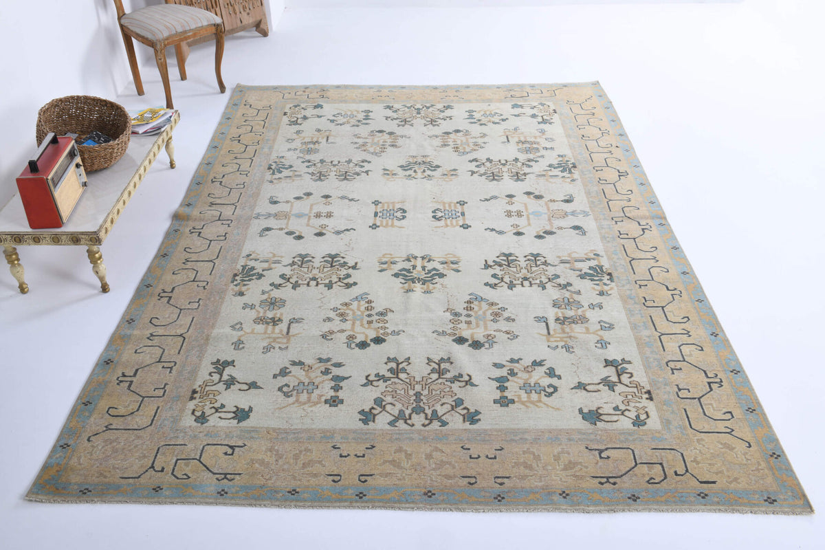 Vintage Area Hereke Rug