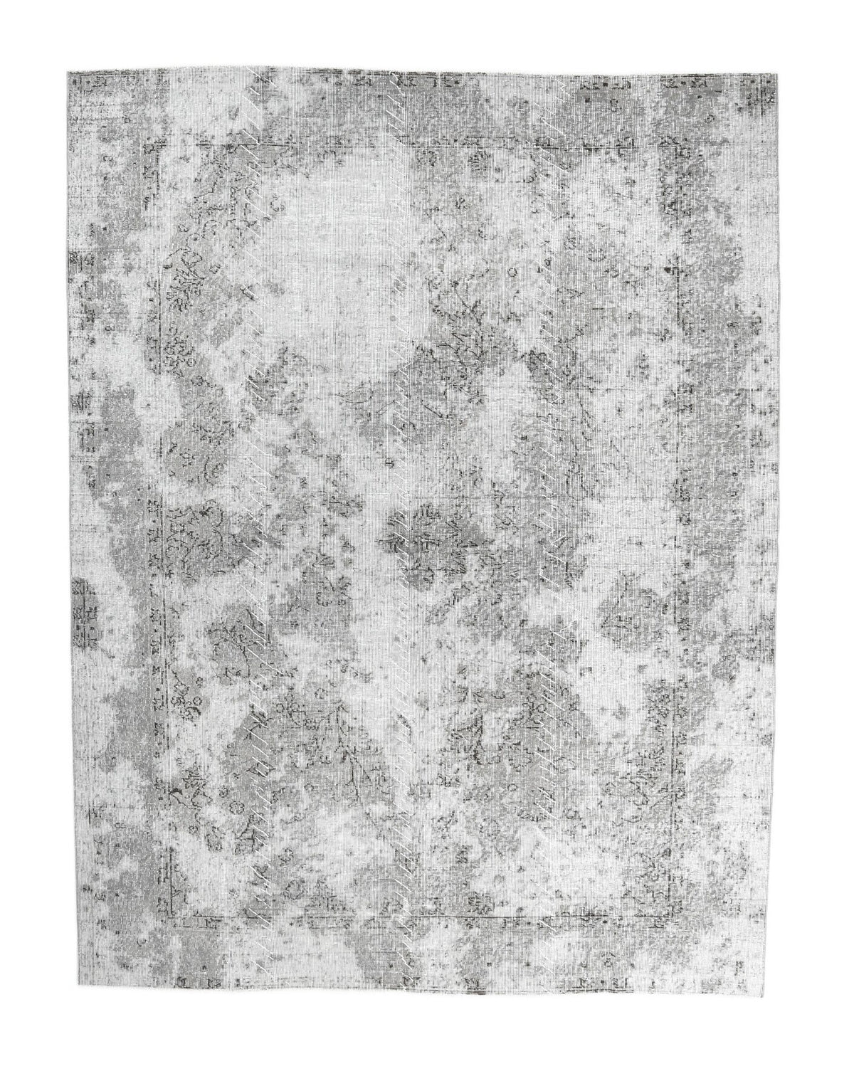 Vintage Anatolian Distressed Gray Area Rug