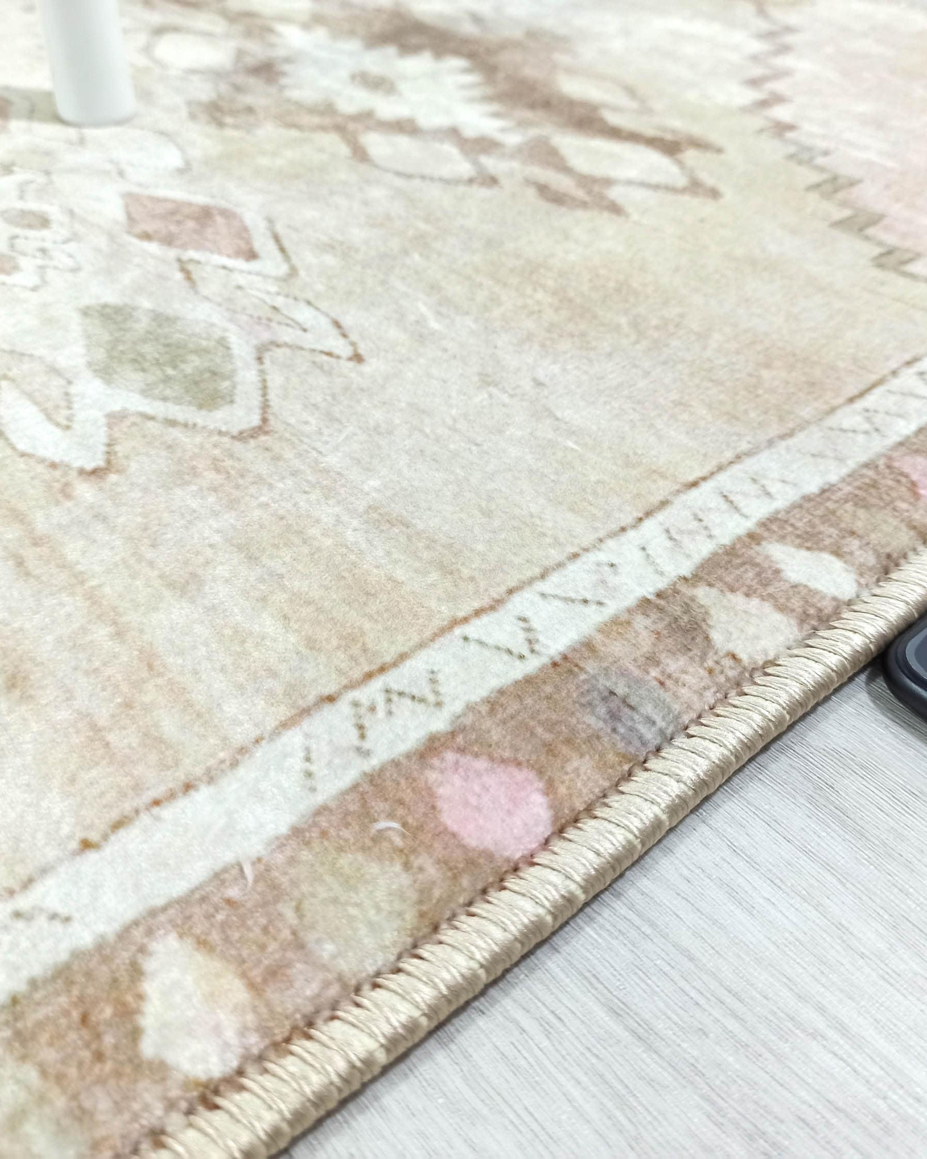 Ador Turkish Beige Faded Brown Rug